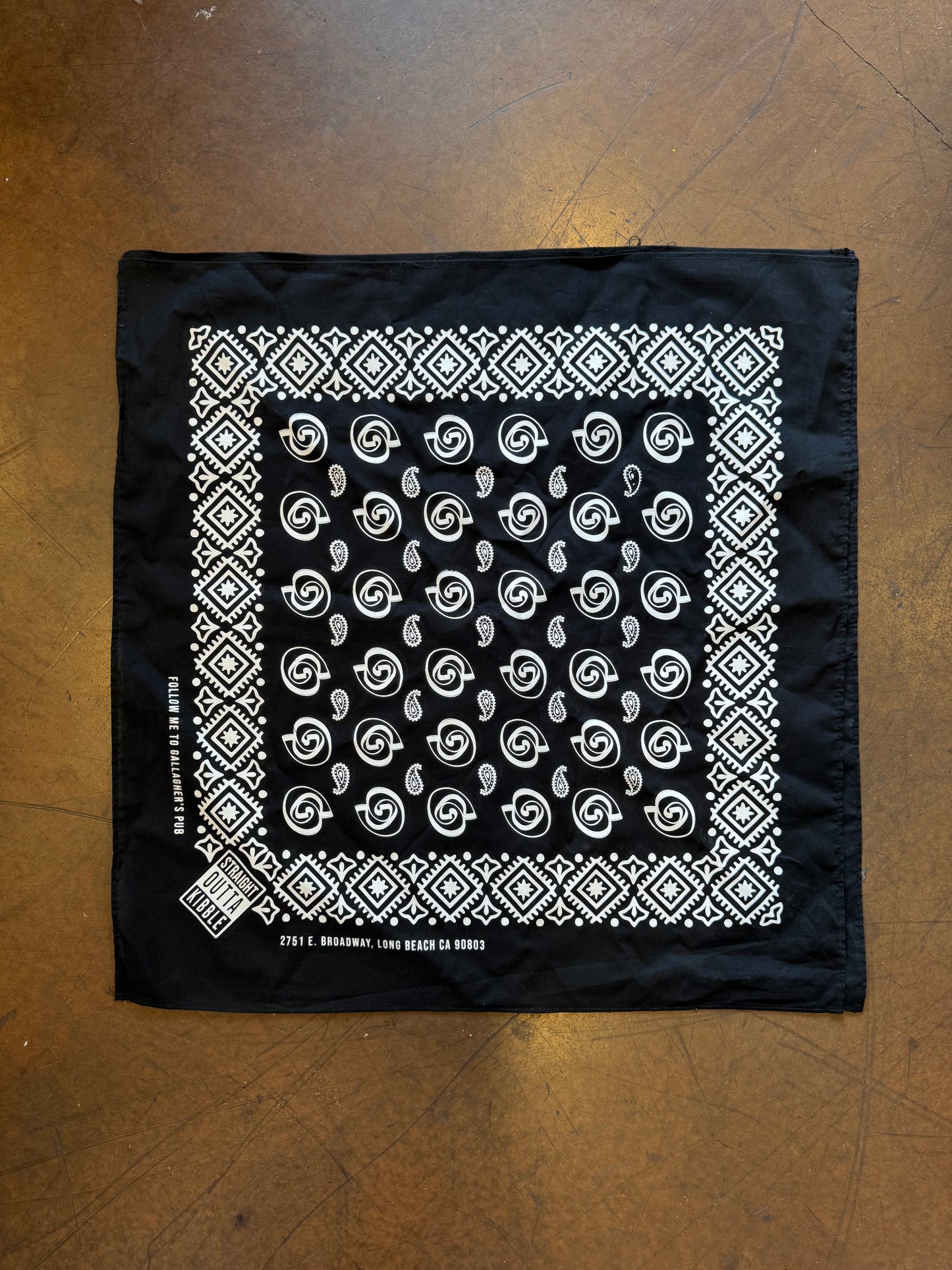 Gallagher's Pub Long Beach Bandana- Black