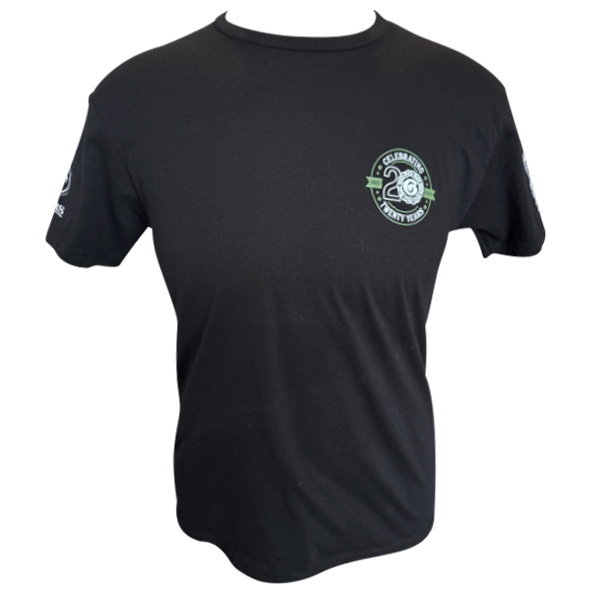 Gallagher's Pub Long Beach 20th Anniversary T-shirt Black