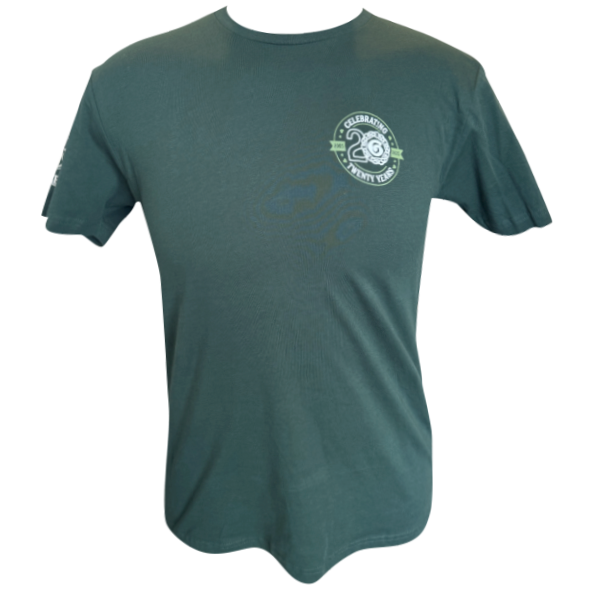 Gallagher's Pub Long Beach 20th Anniversary T-shirt Green