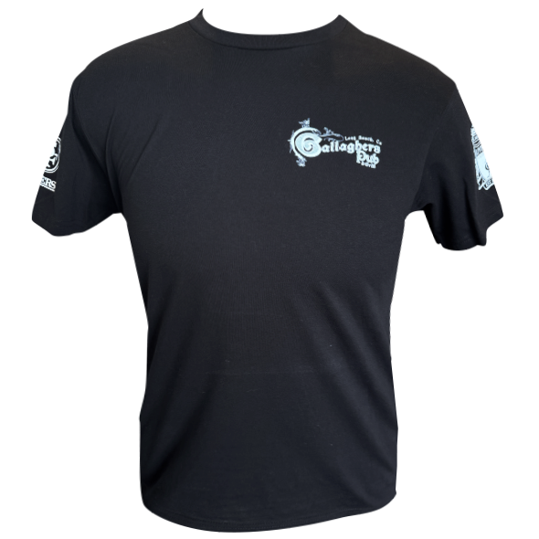 Gallagher's Pub Long Beach OG logo T-Shirt- Black